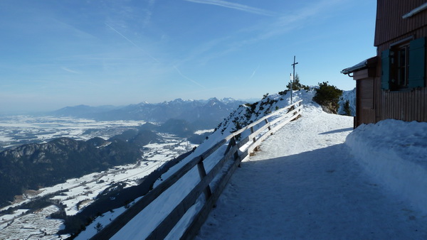 Auf dem Breitenberg von der Ostlerhütte im Winter (1838m) 08.02.2011